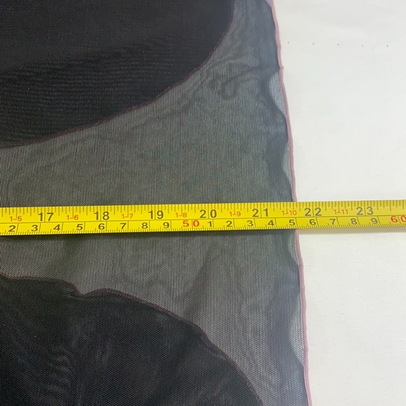 Popsi Lingerie Babydoll Black And Pink Lace Sz XL - Picture 12 of 12